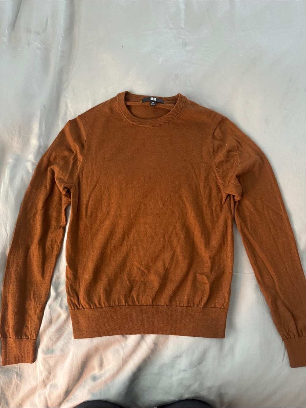 Women’s Classic Crewneck Sweater - Rust Brown